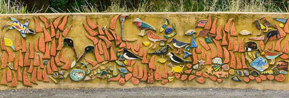 Bird sculpture at Shoalhaven Heads
