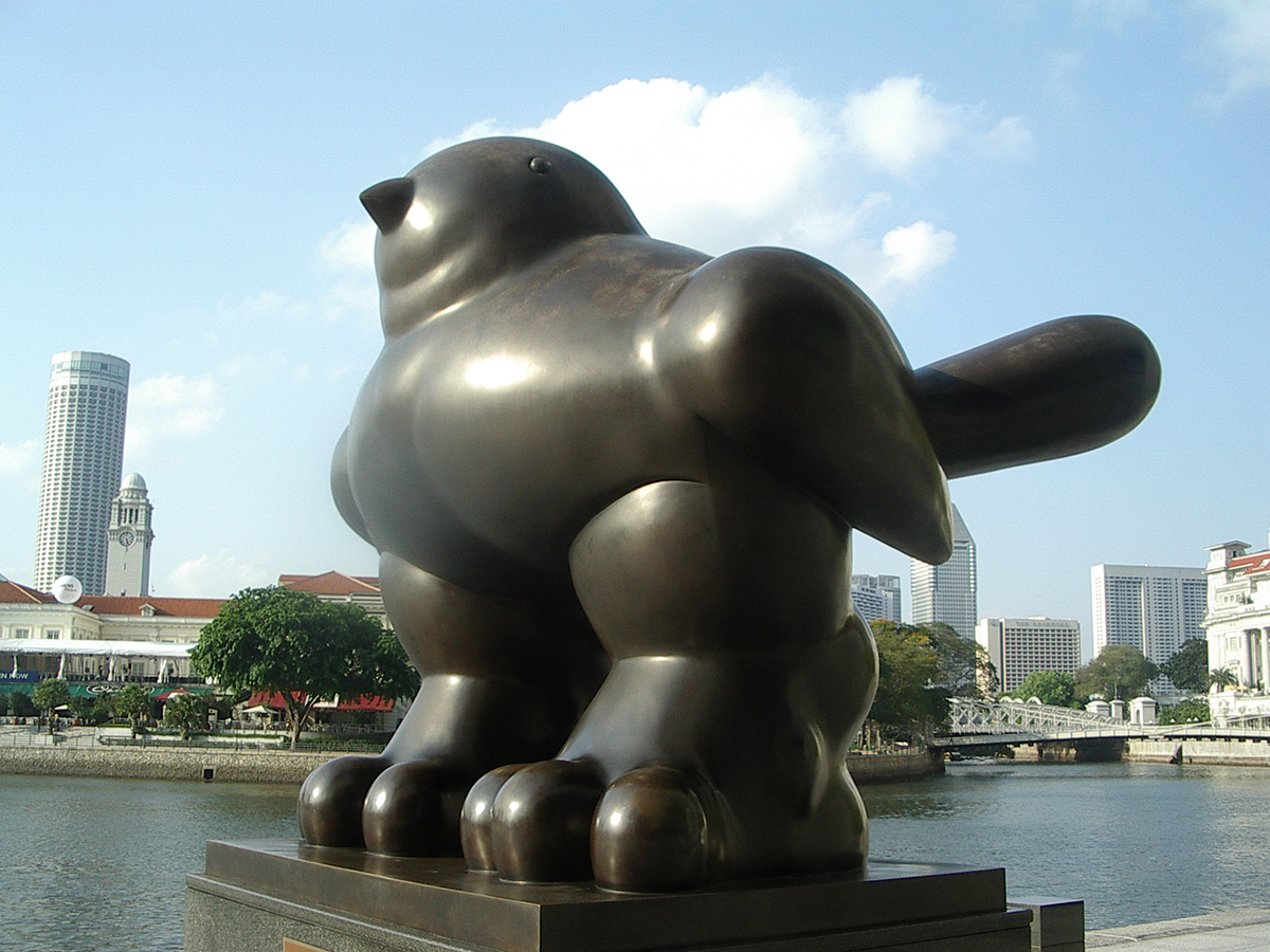 Fat Bird by Fernando Botero in Singapore